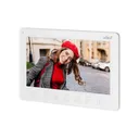 140586 - NOVEO videodoorphone, white does not require any uniphone; includes a multicolour, flat 7" LCD monitor, wide-angle video-camera and a user-friendly OSD menu.