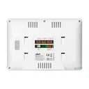 140586 - NOVEO videodoorphone, white does not require any uniphone; includes a multicolour, flat 7" LCD monitor, wide-angle video-camera and a user-friendly OSD menu.