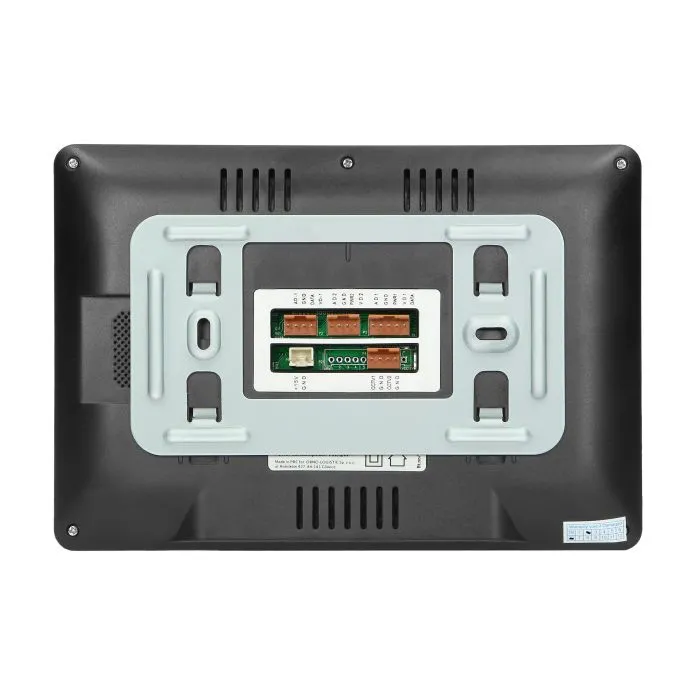 140587 - FELIS MEMO videodoorphone, black does not require any uniphone; includes a multicolour, flat 7" LCD touch screen, wide-angle video-camera, user-friendly OSD menu and built-in SD and DVR card slots.