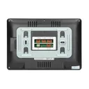 140587 - FELIS MEMO videodoorphone, black does not require any uniphone; includes a multicolour, flat 7" LCD touch screen, wide-angle video-camera, user-friendly OSD menu and built-in SD and DVR card slots.