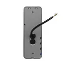 140587 - FELIS MEMO videodoorphone, black does not require any uniphone; includes a multicolour, flat 7" LCD touch screen, wide-angle video-camera, user-friendly OSD menu and built-in SD and DVR card slots.