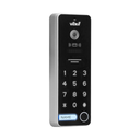 140589 - ALCOR videodoorphone, black set includes a multicolour, ultra-flat 7" LCD monitor, wide-angle video-camera, a user-friendly OSD menu, numeric keypad and a RFID reader.