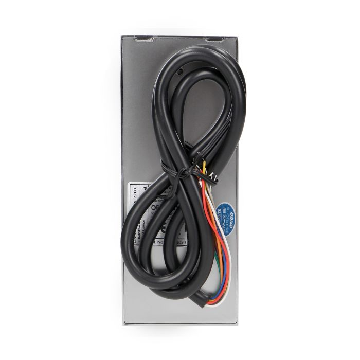 140611 - Code lock with card and proximity tags reader, IP66, 2-relay, narrow case it is compatible with electromagnetic locks and access control systems; it can also control other electric or alarm appliances, two relay outputs and a card/proximity tags reader