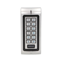 140612 - Code lock with card and proximity tags reader, IP68 protection rating IP68; power consumption: 25 +/- 5 mA (stationary) to 60mA (with two relays)