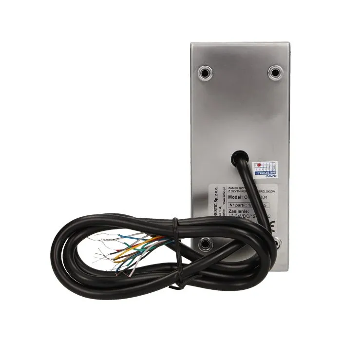 140612 - Code lock with card and proximity tags reader, IP68 protection rating IP68; power consumption: 25 +/- 5 mA (stationary) to 60mA (with two relays)