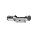 140622 - Double knob cylinder IP65 (40+40) suitable for installation in standard doors, it replaces a standard door cylinder opened with a key; thanks to a smartphone app, the administrator decides who can open the door