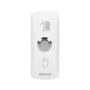 140625 - Door release button A compact push-button designed for access control systems. It is used to open the door equipped with an electric strike. Maximal load: 3A/36VDC. Contact: NO/COM, made of ABS.