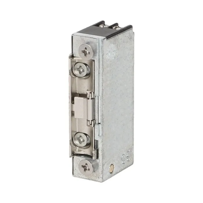 140644 - Symmetric electric strike with lock and memory, MINI 280mA for 12VDC