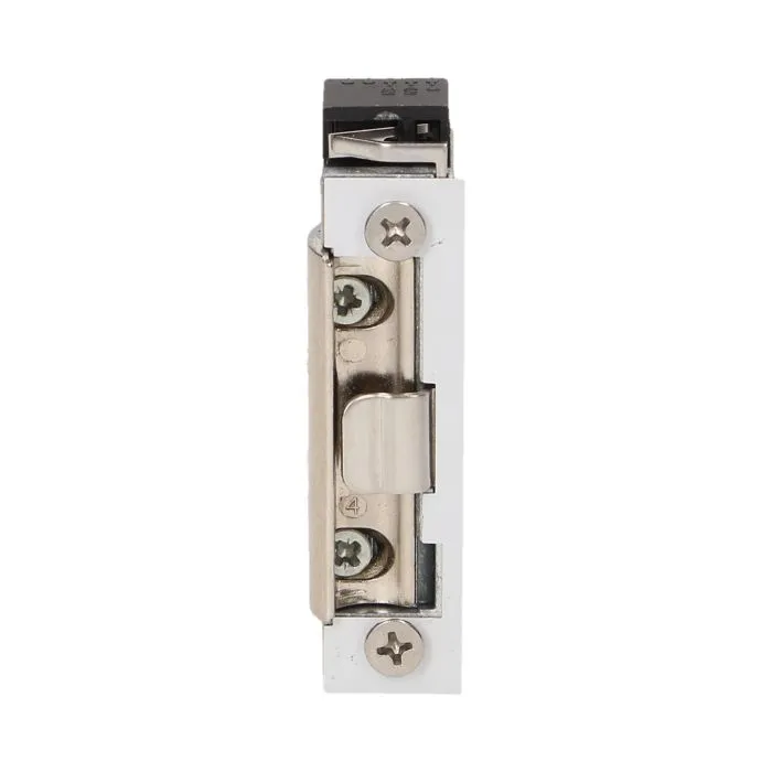 140646 - Symmetric electric strike with unclosed door signalling, MINI 280mA for 12VDC