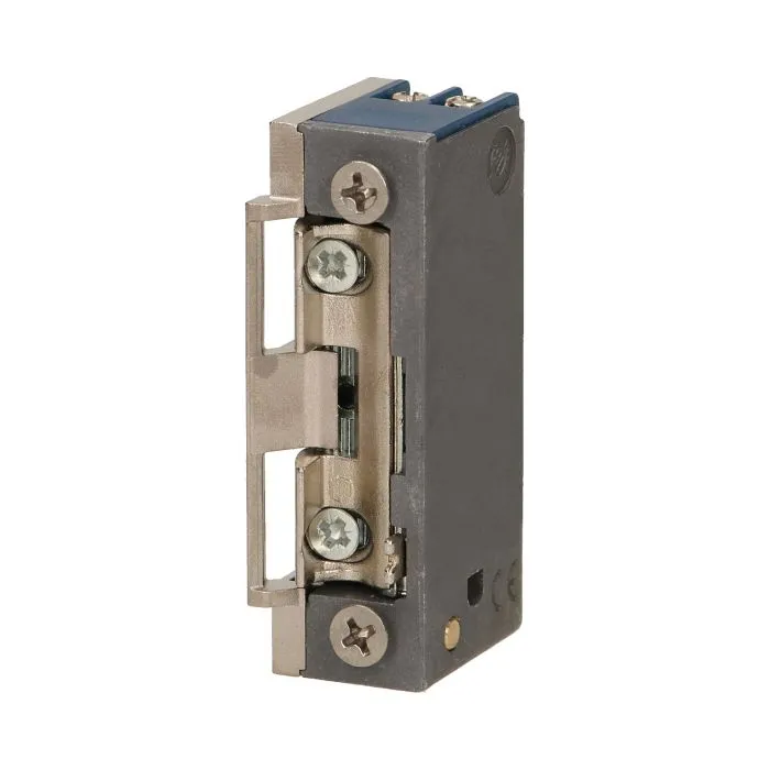 140648 - Symmetric electric strike with latch guide and lock, MINI 280mA for 12VDC