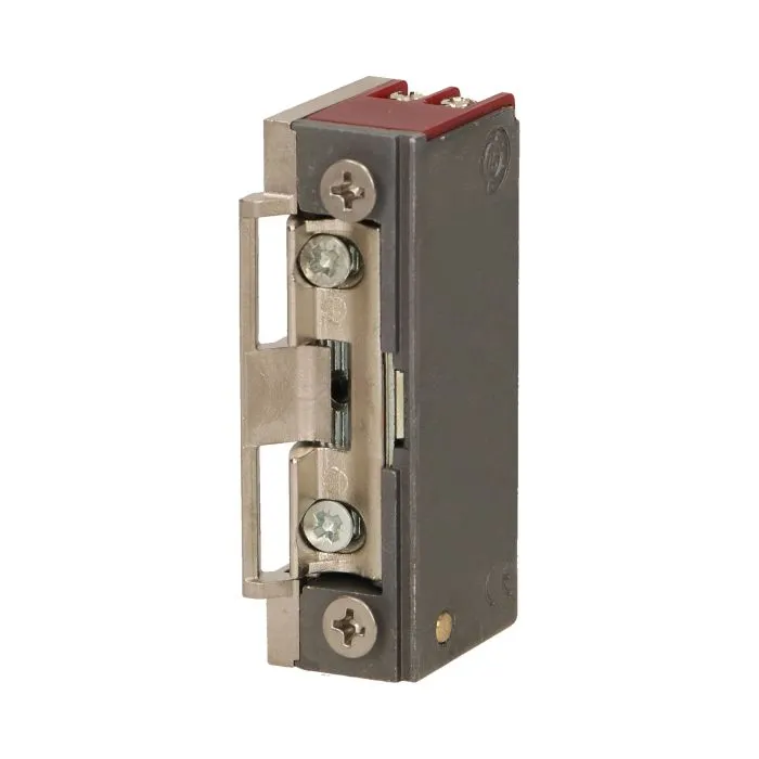 140650 - Electric strike with latch guide, reversible, MINI 280mA for 12VDC