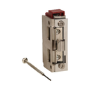 140651 - Electric strike with latch guide and unclosed door signalling, reversible, MINI 280mA for 12VDC