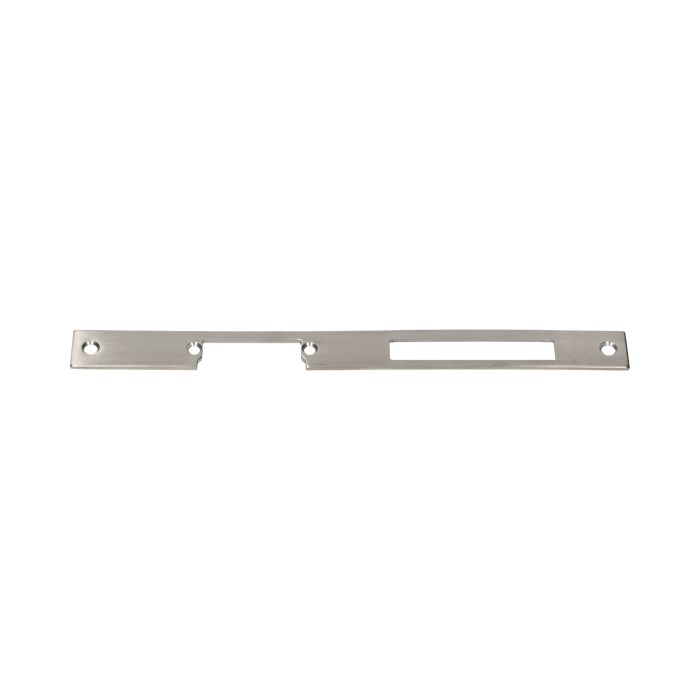 140656 - Faceplate long, two-sided applied for mounting on clinker, metal or wood pillar, etc.; made of aluminum and zinc alloy (stainless steel)