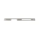 140656 - Faceplate long, two-sided applied for mounting on clinker, metal or wood pillar, etc.; made of aluminum and zinc alloy (stainless steel)