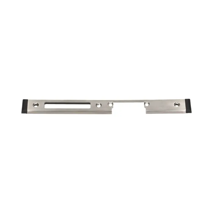 140657 - Faceplate long, left applied for mounting on clinker, metal or wood pillar, etc.; made of aluminum and zinc alloy (stainless steel)