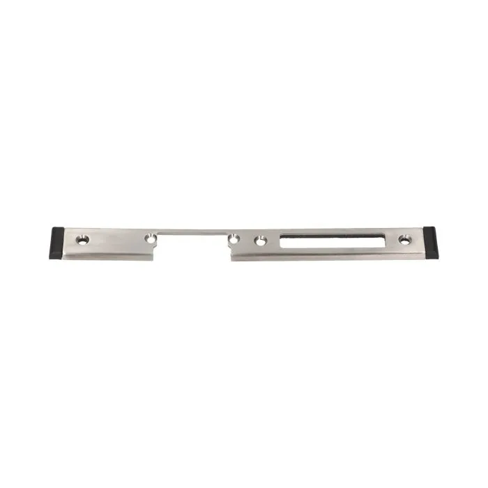 140658 - Faceplate long, right applied for mounting on clinker, metal or wood pillar, etc.; made of aluminum and zinc alloy (stainless steel)