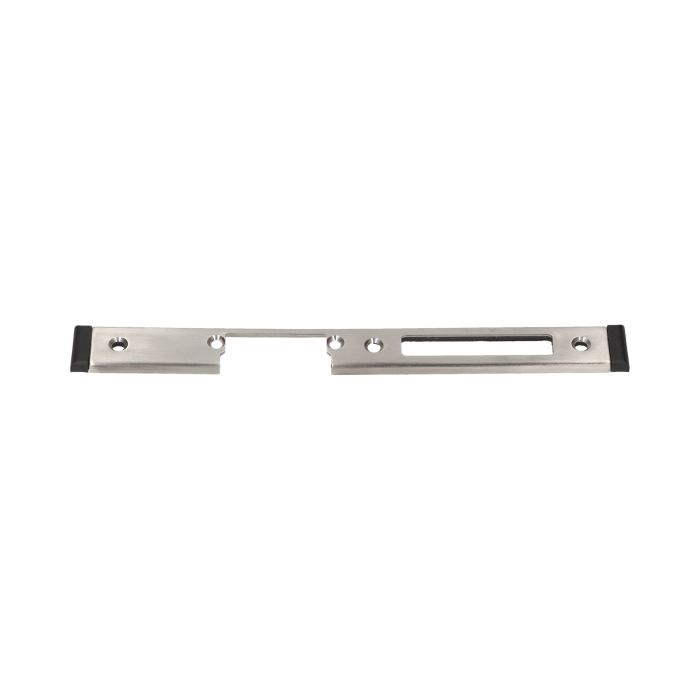 140658 - Faceplate long, right applied for mounting on clinker, metal or wood pillar, etc.; made of aluminum and zinc alloy (stainless steel)