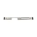 140658 - Faceplate long, right applied for mounting on clinker, metal or wood pillar, etc.; made of aluminum and zinc alloy (stainless steel)