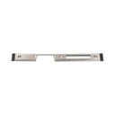 140658 - Faceplate long, right applied for mounting on clinker, metal or wood pillar, etc.; made of aluminum and zinc alloy (stainless steel)