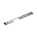 140658 - Faceplate long, right applied for mounting on clinker, metal or wood pillar, etc.; made of aluminum and zinc alloy (stainless steel)