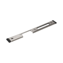 140658 - Faceplate long, right applied for mounting on clinker, metal or wood pillar, etc.; made of aluminum and zinc alloy (stainless steel)