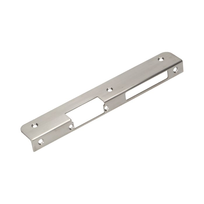 140659 - Faceplate angled, left applied for mounting on clinker, metal or wood pillar, etc.; made of aluminum and zinc alloy (stainless steel)