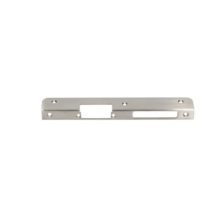 140659 - Faceplate angled, left applied for mounting on clinker, metal or wood pillar, etc.; made of aluminum and zinc alloy (stainless steel)