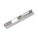 140659 - Faceplate angled, left applied for mounting on clinker, metal or wood pillar, etc.; made of aluminum and zinc alloy (stainless steel)