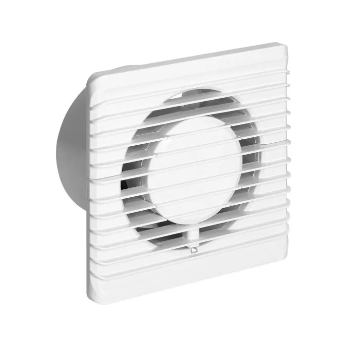 141344 - Bathroom fan 100mm, surface-mounted cord with switch