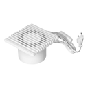 141344 - Bathroom fan 100mm, surface-mounted cord with switch