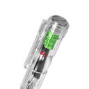 141340 - 6-in-1 electronic voltage tester, presence test, measurement, induction, continuity, DC polarization, microwave detection, transparent