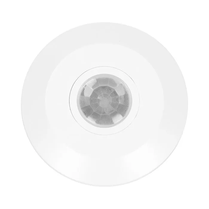 140700 - Ultra flat PIR motion sensor 360° protection rating IP20; detection range 360°, 6m; works with LEDs; colour: white