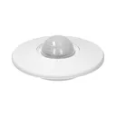 140702 - PIR motion sensor with 3 detectors, IP 20 protection rating: IP 20, viewing angle: 360°, collaborates with LED lighting, adjustable detection range: Ø3-16m