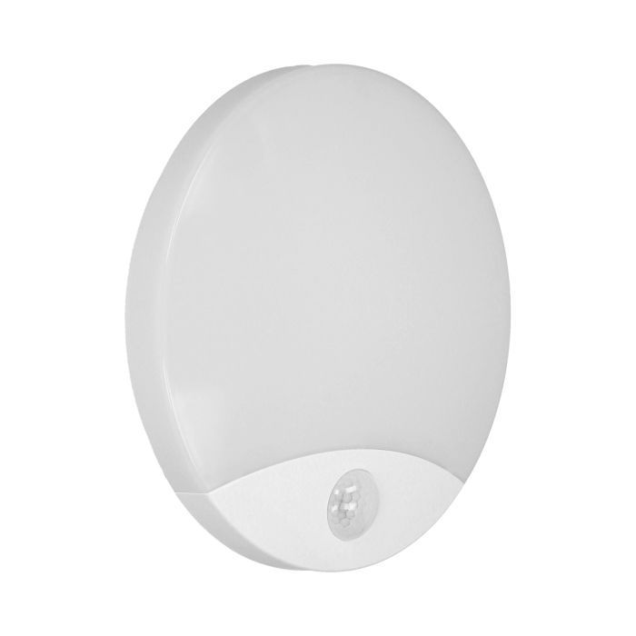 140759 - VIRAZON LED 15W, ceiling light, white with motion sensor 1050lm, IP44, 4000K, milky PC