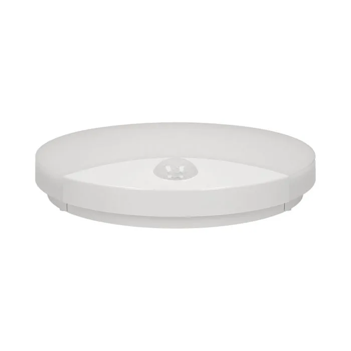 140759 - VIRAZON LED 15W, ceiling light, white with motion sensor 1050lm, IP44, 4000K, milky PC