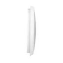 140761 - CERS LED 16W lighting fixture, white with microwave motion sensor, 1300lm, IP65, 4000K, milky PC shade, dimming function