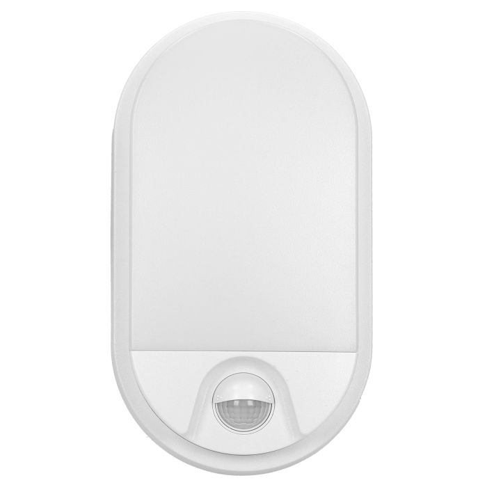 140775 - NEFRYT LED 15W, garden luminaire, white with motion sensor, 1100lm, IP54, 4000K