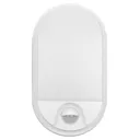 140775 - NEFRYT LED 15W, garden luminaire, white with motion sensor, 1100lm, IP54, 4000K