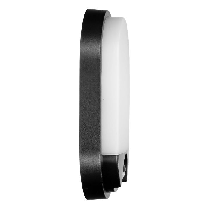 140776 - NEFRYT LED 15W, garden luminaire, black with motion sensor, 1100lm, IP54, 4000K