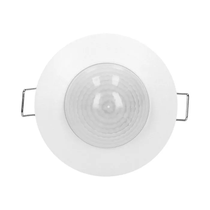 140713 - Flush mounted PIR motion sensor 360° with 3 detectors protection rating IP20; detection range 360°, 6m; works with LEDs