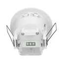 140713 - Flush mounted PIR motion sensor 360° with 3 detectors protection rating IP20; detection range 360°, 6m; works with LEDs
