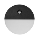 140779 - HALIT LED garden luminaire 10W, white with PIR motion sensor 140°, 600lm, IP65, 4000K, IK10, black
