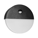 140779 - HALIT LED garden luminaire 10W, white with PIR motion sensor 140°, 600lm, IP65, 4000K, IK10, black