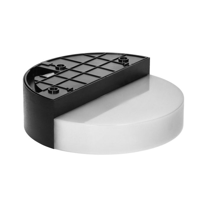 140779 - HALIT LED garden luminaire 10W, white with PIR motion sensor 140°, 600lm, IP65, 4000K, IK10, black