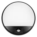 140781 - AGAT LED 10W, garden luminaire, black with motion sensor 140°, 800lm, IP54, 4000K