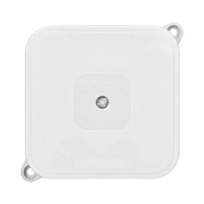 141238 - Surface-mounted junction box ECO IP44 400V 4 rubber glands 85x85x35mm white, 60 pcs.