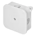 141238 - Surface-mounted junction box ECO IP44 400V 4 rubber glands 85x85x35mm white, 60 pcs.