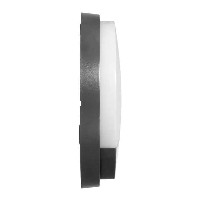 140782 - AGAT LED 10W, garden luminaire, grey with motion sensor 140°, 800lm, IP54, 4000K