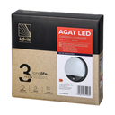 140785 - AGAT LED 15W, garden luminaire, grey with PIR, 1100lm, IP54, 4000K