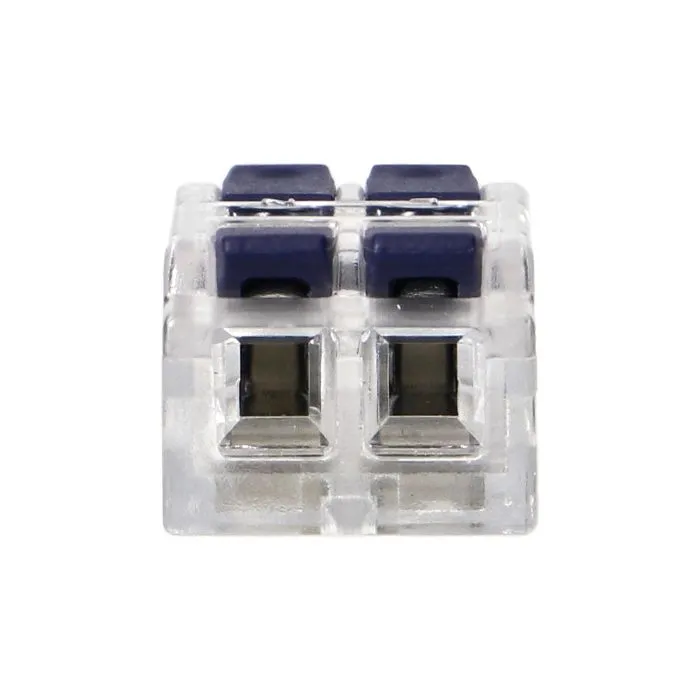 141221 - 2-wire clamp splicing connector, double-sided; for any 0.75-4mm² wire; IEC 250V/32A; 50 pcs.